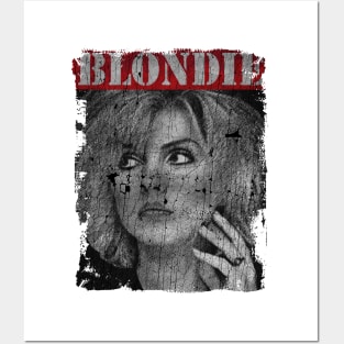 TEXTURE ART - BLONDIE ROCK BAND Posters and Art